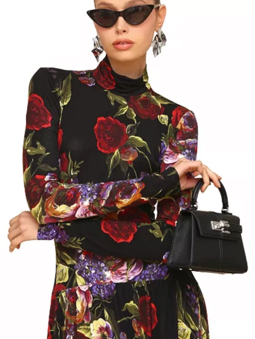 AVEC LES FILLES DARK PORTOFINO ROSE MAXI DRESS - Picture 4 of 9